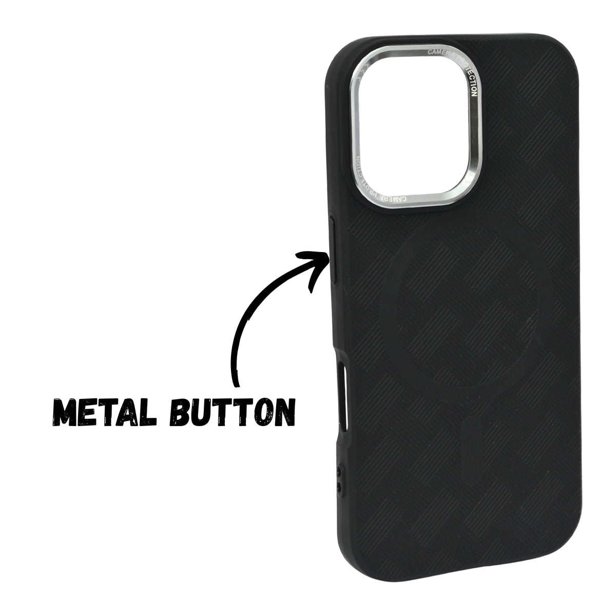 Textured Anti-Slip Silicone MagSafe Compatible Phone Case for iPhone 16 Plus