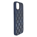 Checkered Texture Grip Case For iPhone 14 Plus / 15 Plus
