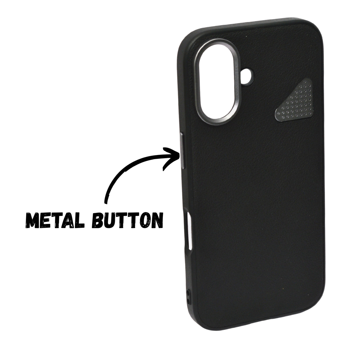 Premium Leather Heat Dissipation Protective Case for iPhone 16 Plus