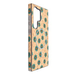 Cork Texture Printed MagSafe Compatible Phone Case for Samsung Galaxy S24 Ultra