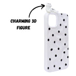 3D Cartoon Character with Polka Dots Soft Phone Case for iPhone 11