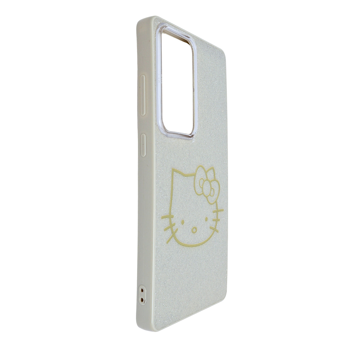 Glitter Sparkle Kitty Phone Case for Samsung Galaxy S25 Ultra