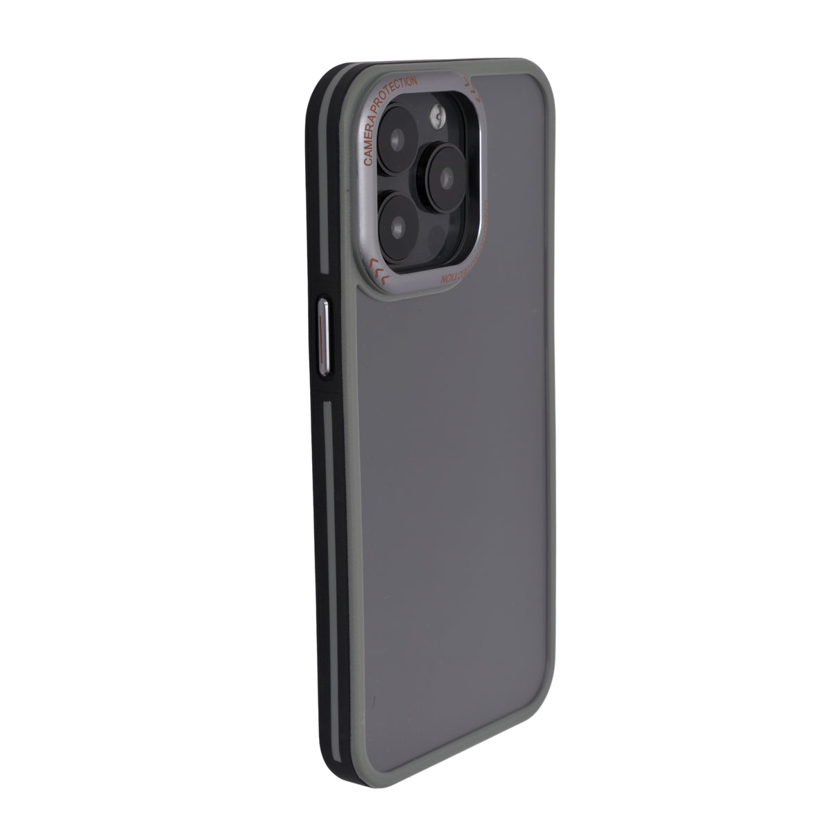 Transparent Case with Metal Camera Lens Protector Phone Case for iPhone 15 Pro Max