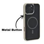 Smoke Transparent MagSafe Compatible Phone Case for iPhone 16 Pro Max