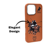 Santa Barbara Polo & Racquet Club Leather Phone Case For iPhone 16 Pro Max