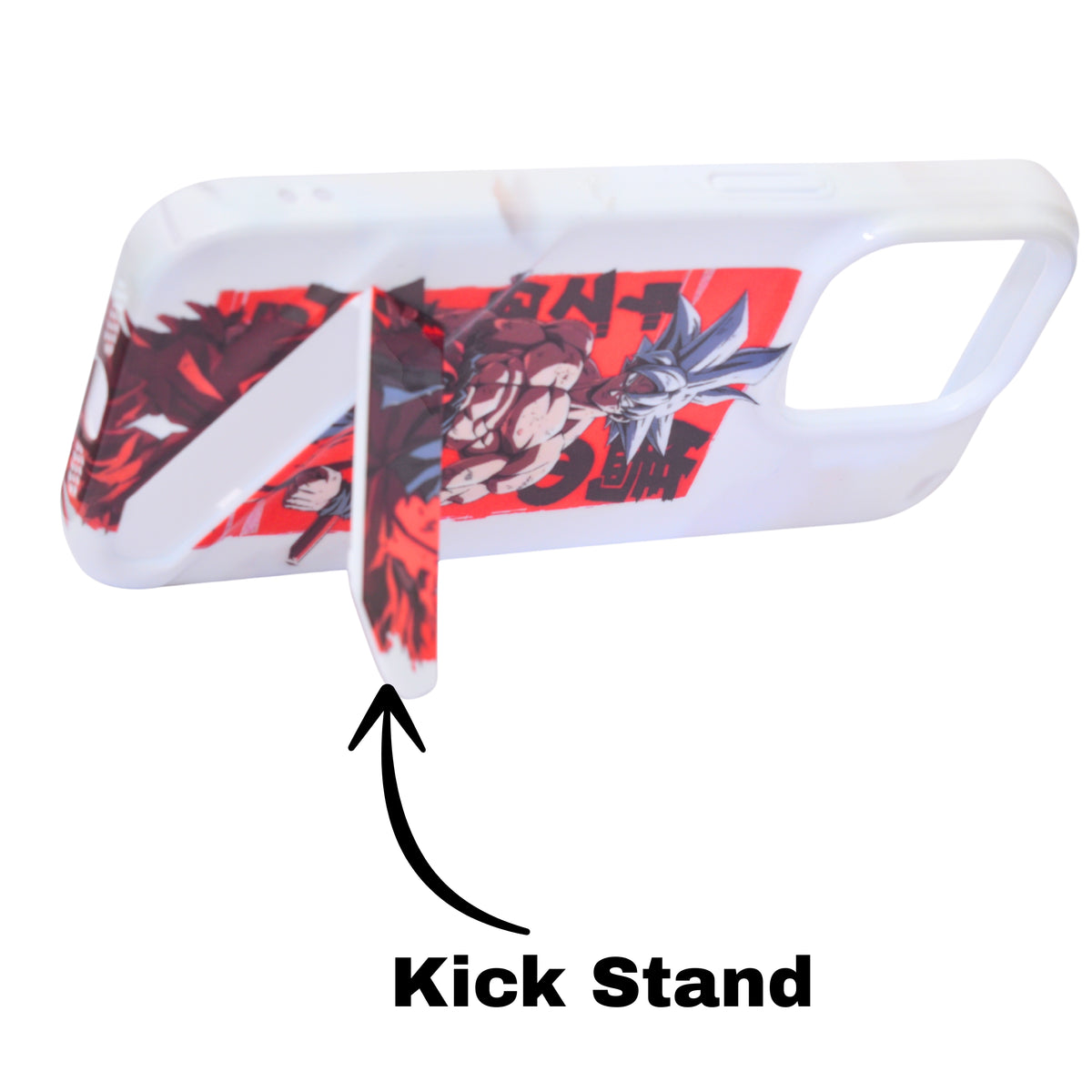 Anime With In-Built Stand Cover ForiPhone 15 Pro Max