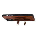 Smooth Leather Case With Card Holder Back Cover For iPhone 13 Pro Max