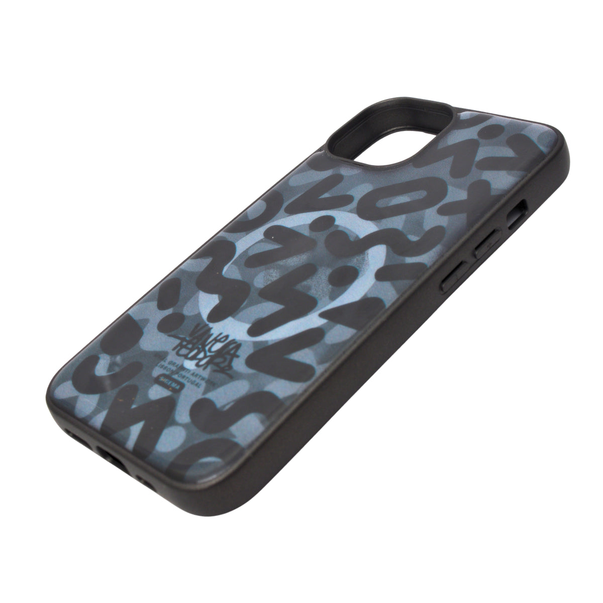 Abstract Graffiti Art Transparent Phone Case for iPhone 13 / 14