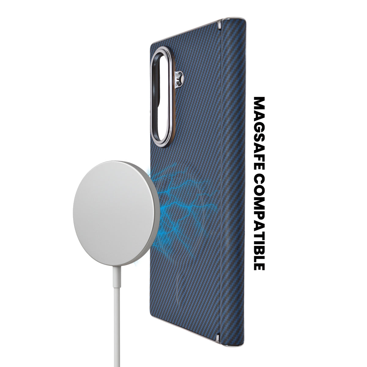 Carbon Fiber Pattern with MagSafe Compatible for Samsung Galaxy Z Fold 7