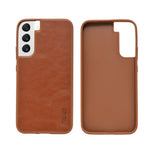 Faux Leather Texture Phone Case for Samsung Galaxy S22 Plus