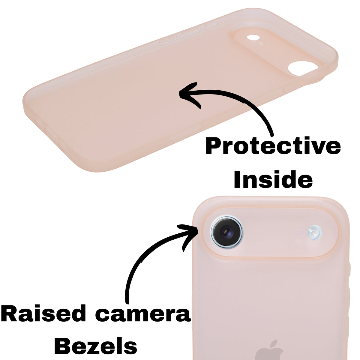 Frosted Matte Finish Slim Translucent Phone Case for iPhone 17 Air