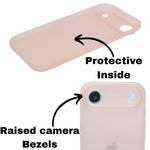 Frosted Matte Finish Slim Translucent Phone Case for iPhone 17 Air