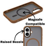Matte Transparent Hard Protective Phone Case for iPhone 16 Plus