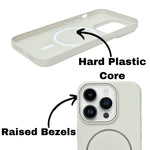 MagSafe Compatible Matte Finish Hard Plastic Phone Case for iPhone 15 Pro