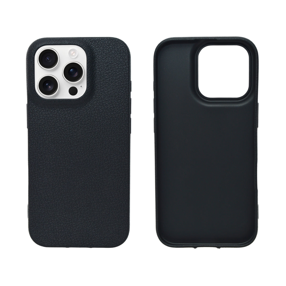 Premium Leather Texture Protective Phone Case for iPhone 16 Pro