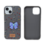 Cute Floral with 3D Bow Phone Case For iPhone 15