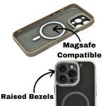 Smoke Transparent MagSafe Compatible Phone Case for iPhone 16 Pro Max