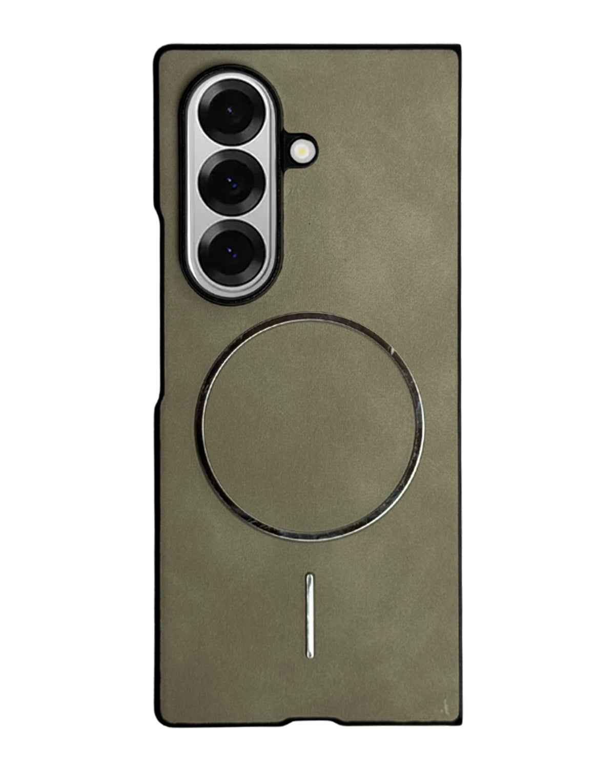 Luxury MagSafe Leather Case for Samsung Galaxy Z Fold 7 – Executive Edition with Magnetic Ring & Precision Fit