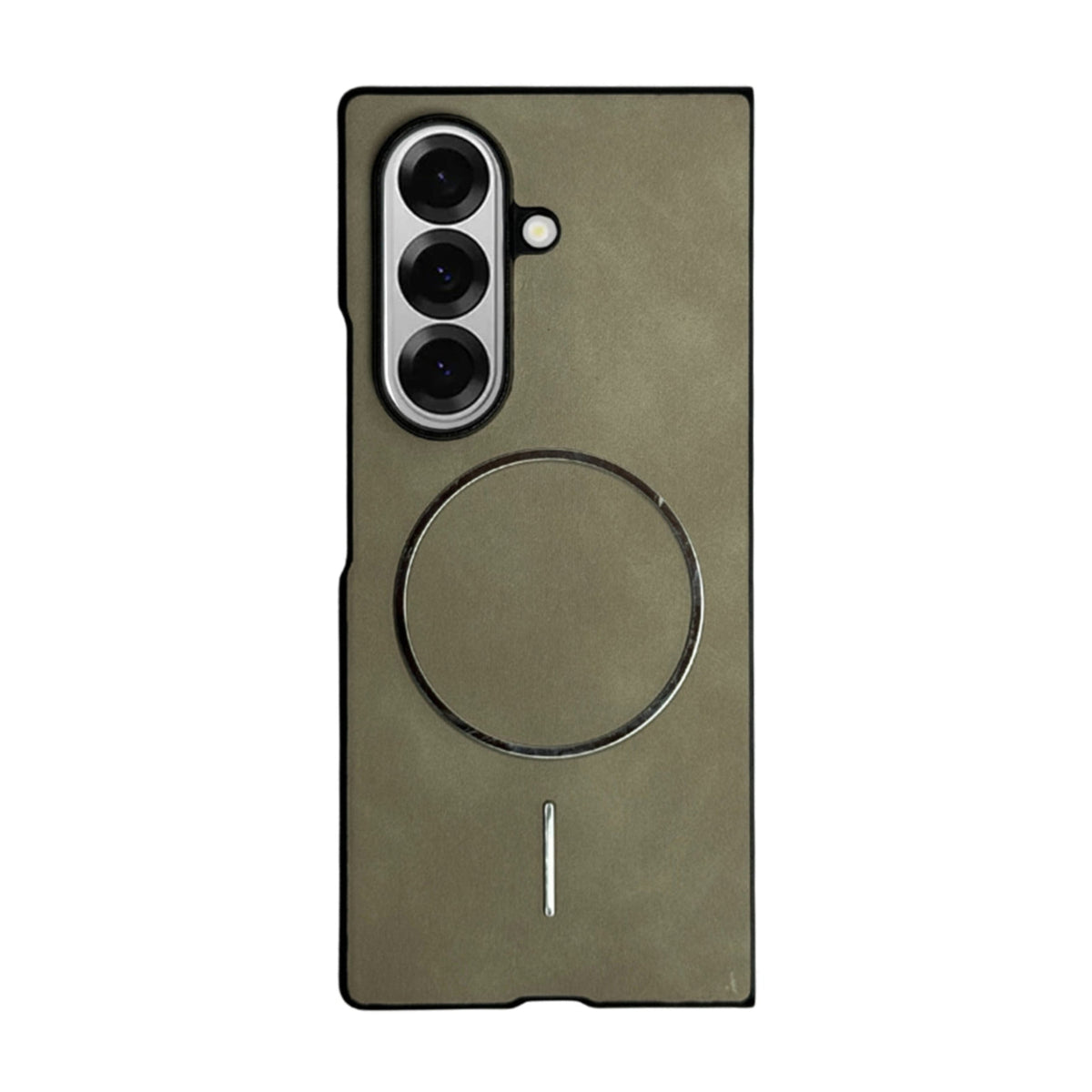 Luxury MagSafe Leather Case for Samsung Galaxy Z Fold 7 – Executive Edition with Magnetic Ring & Precision Fit