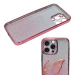 Stylish Luxury Eye Catching Butterfly Glitter Phone Case for iPhone 15 Pro Max