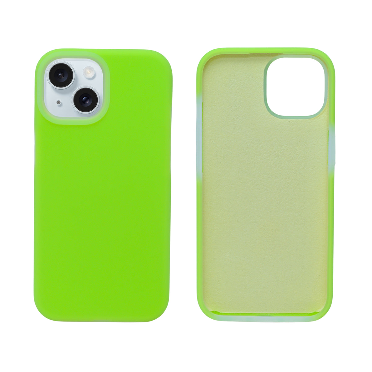 Silicone Neon Series Vibrant Phone Case for iPhone 15