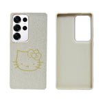 Glitter Sparkle Kitty Phone Case for Samsung Galaxy S25 Ultra