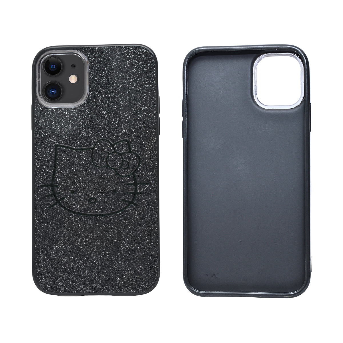 Glitter Sparkle Kitty Phone Case for iPhone 11