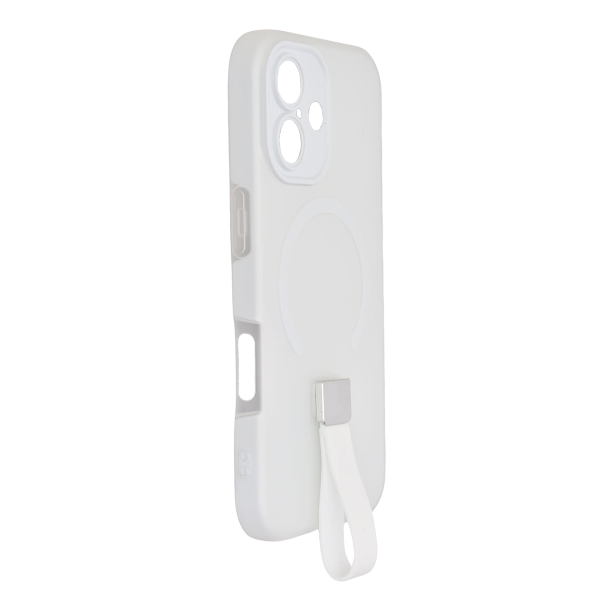 Frosty Matte with Silicone Finger Loop Phone Case for iPhone 17