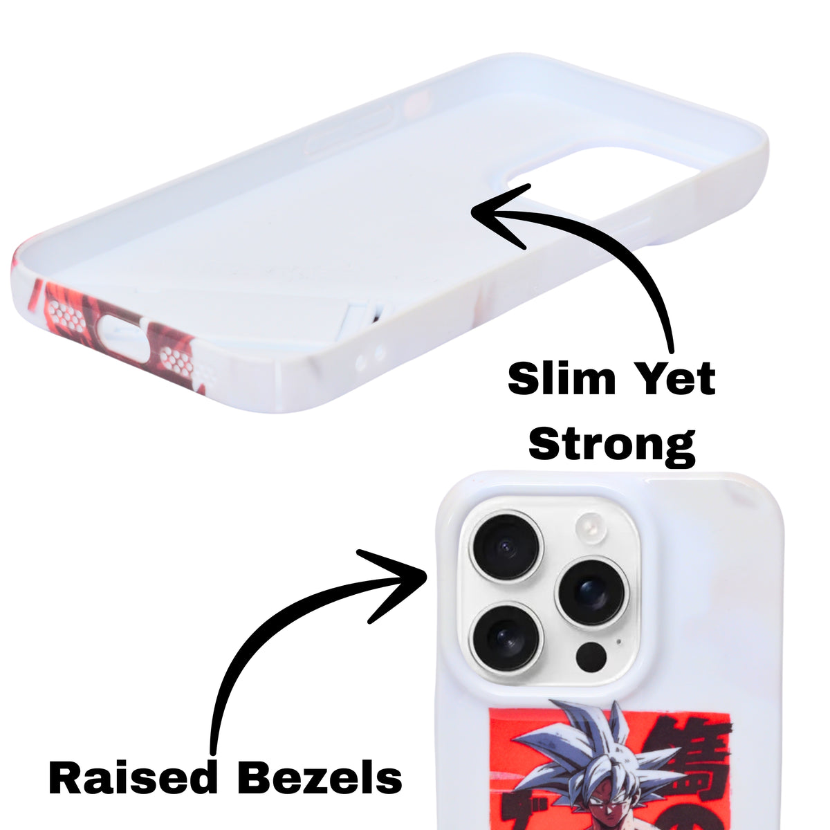 Anime With In-Built Stand Cover ForiPhone 15 Pro Max