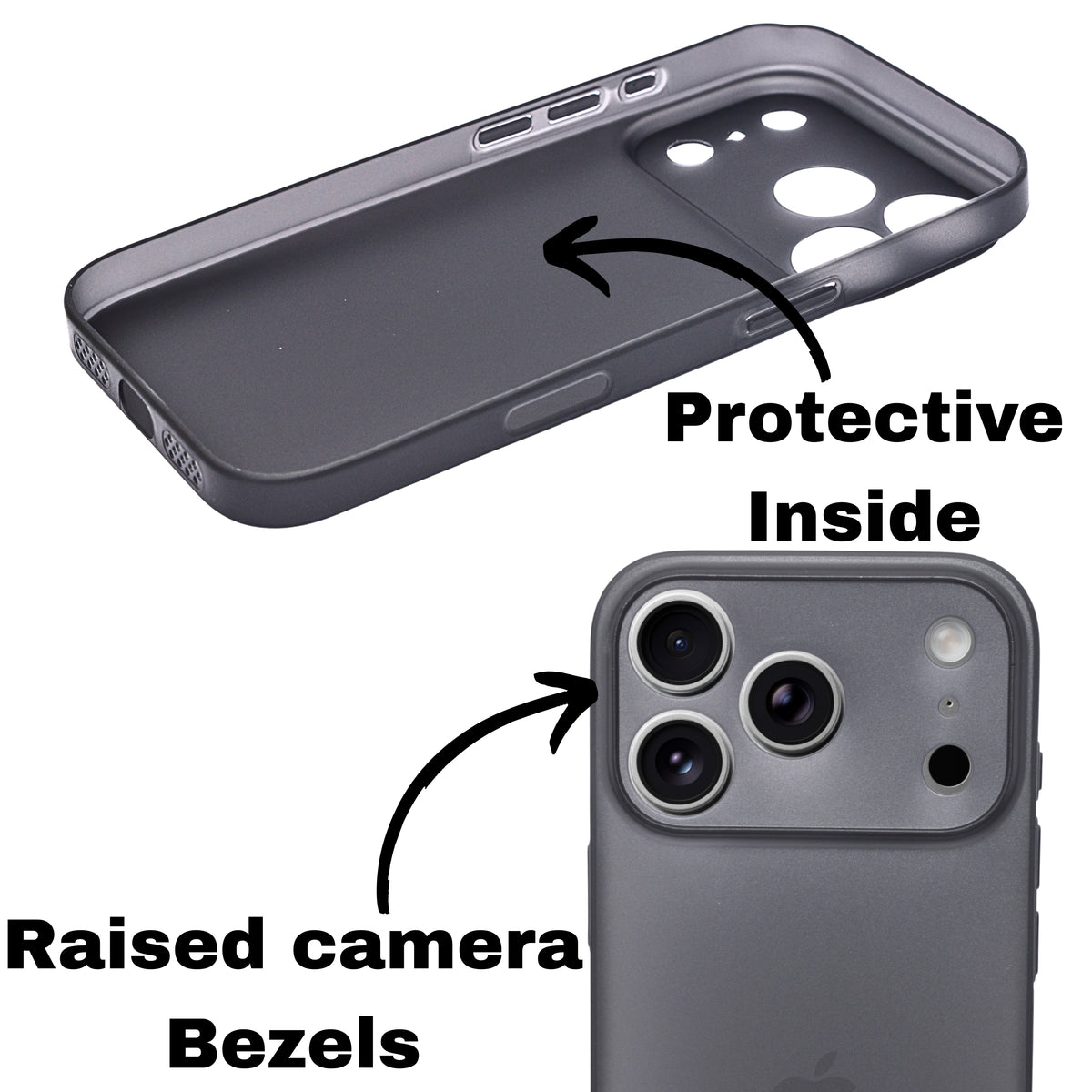 Frosted Matte Finish Slim Translucent Phone Case for iPhone 17 Pro Max