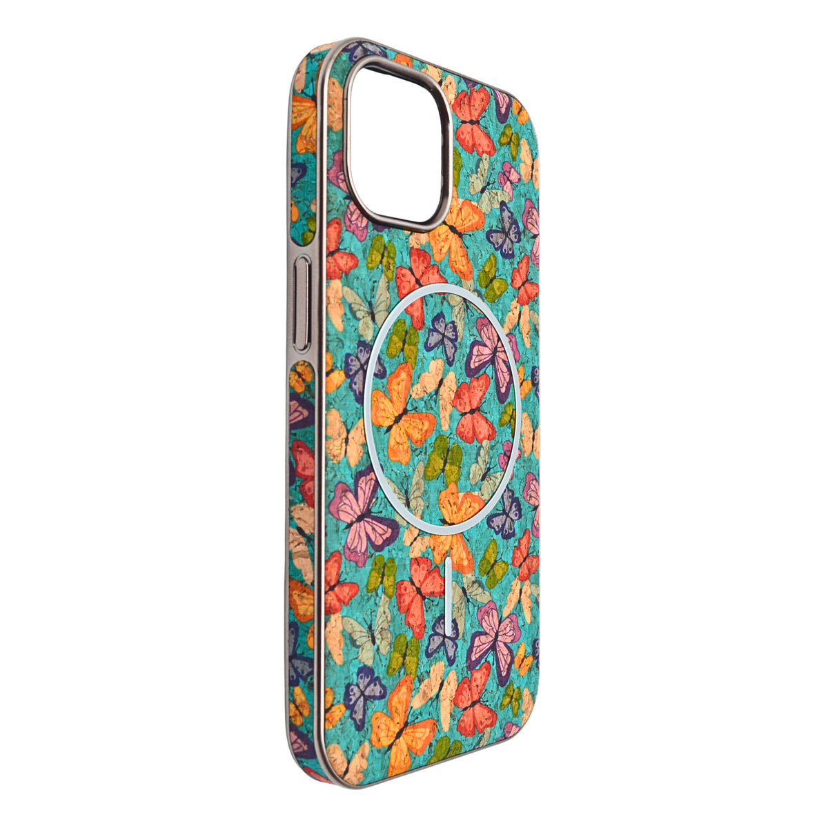 Cork Texture Printed MagSafe Compatible Phone Case for iPhone 13 / 14