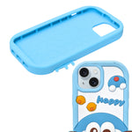 Happy Doraemon 3D Silicone Phone Case for iPhone 13/ 14/ 15