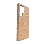 Cork Texture Printed MagSafe Compatible Phone Case for Samsung Galaxy S23 Ultra