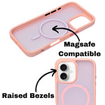 Matte Transparent Hard Shell Protective Phone Case for iPhone 16