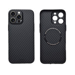 Premium Carbon Texture Slim Fit Phone Case for iPhone 16 Pro Max