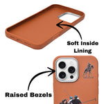 Santa Barbara Polo & Racquet Club Leather Phone Case For iPhone 16 Pro Max