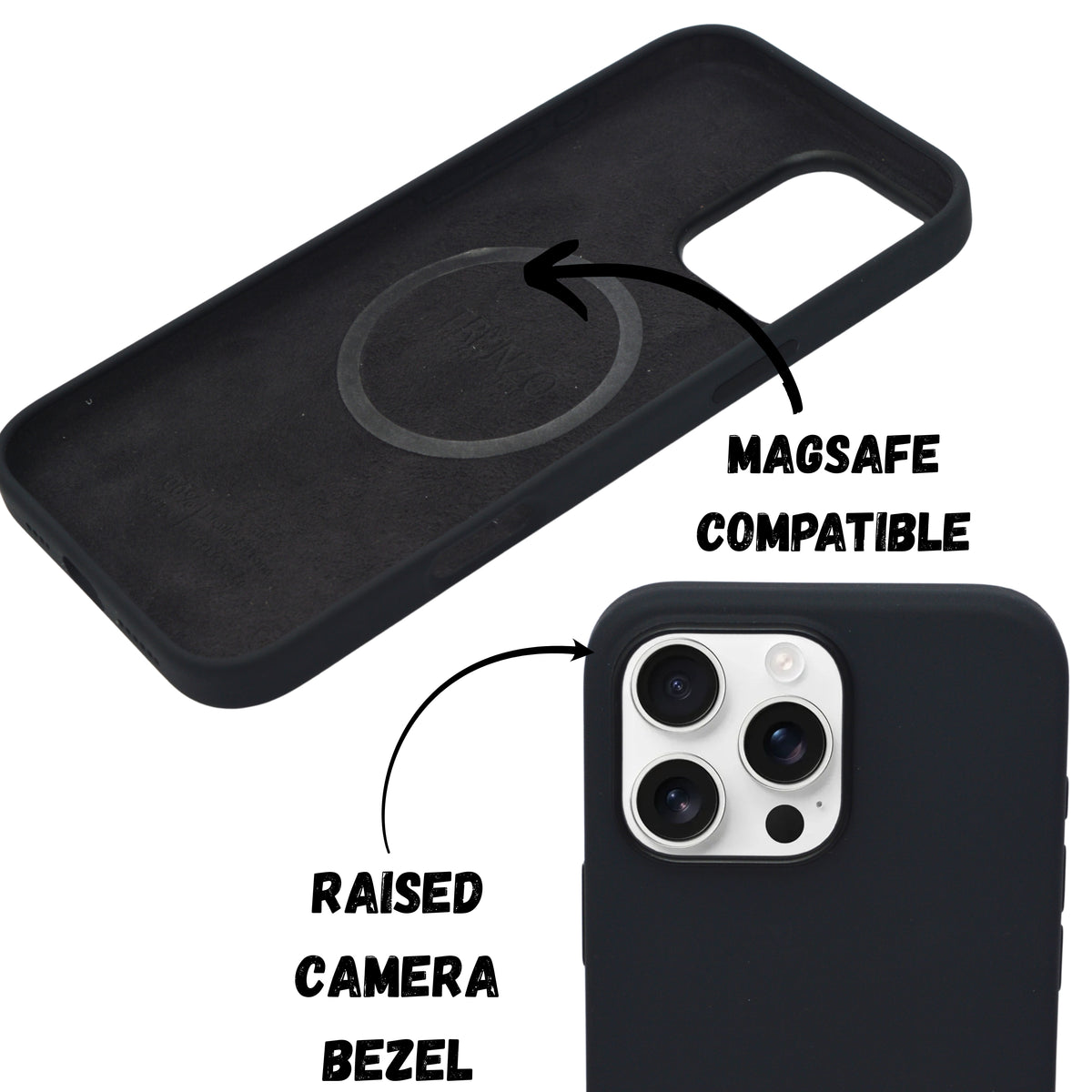 Premium Soft Silicone MagSafe Compatible Phone Case for iPhone 16 Pro Max