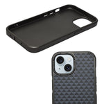 Geometric Carbon Fiber Texture Phone Case for iPhone 13 /14