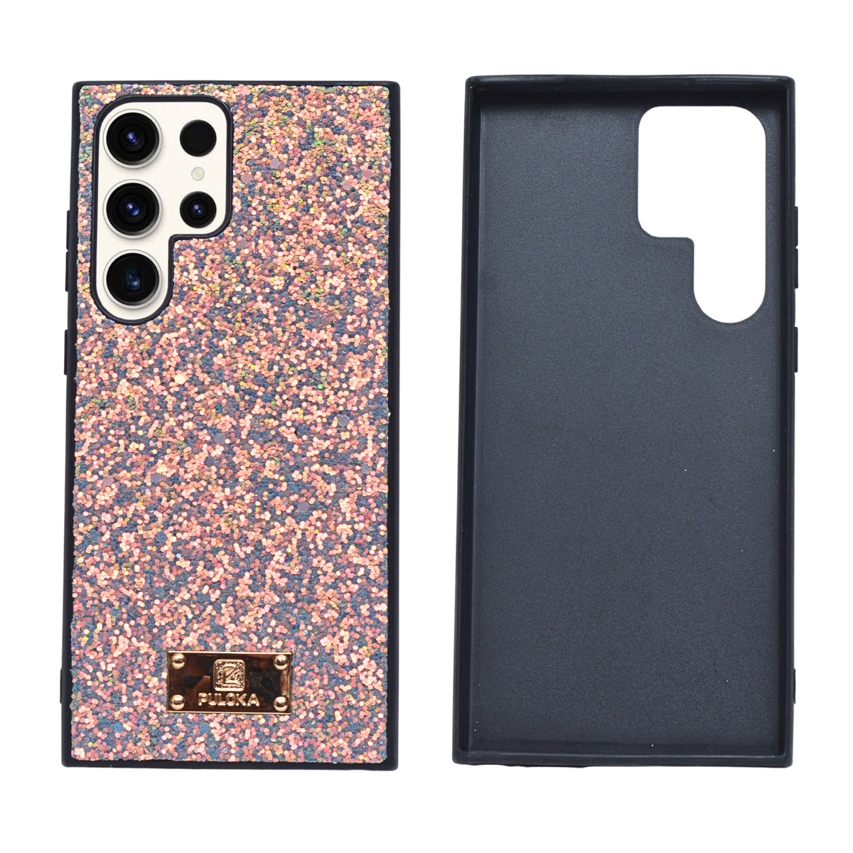 Elegant Glitter Glow Protective Phone Case for Samsung Galaxy S23 Ultra