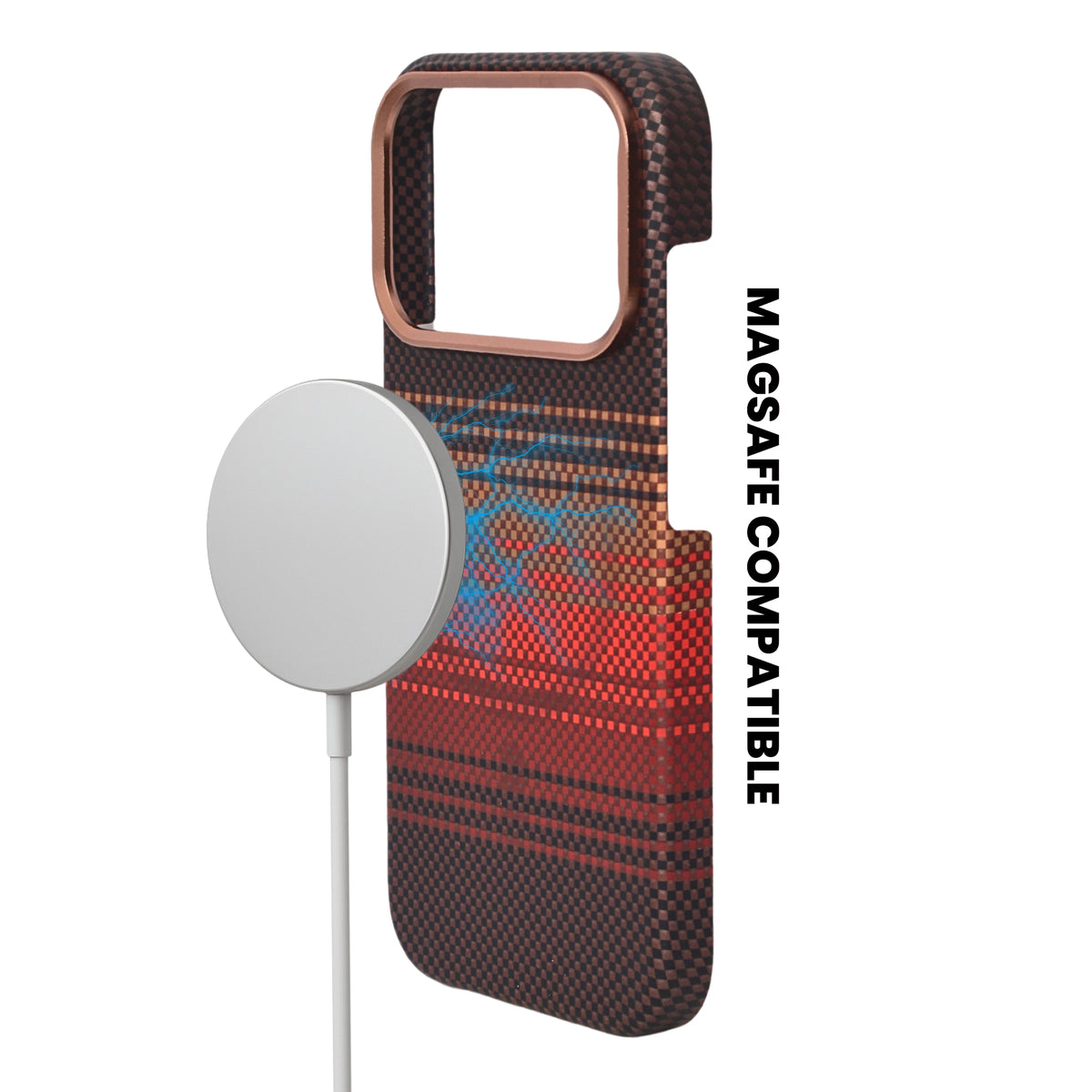 Kevlar Texture Magsafe Armor Phone Case for iPhone 17 Pro