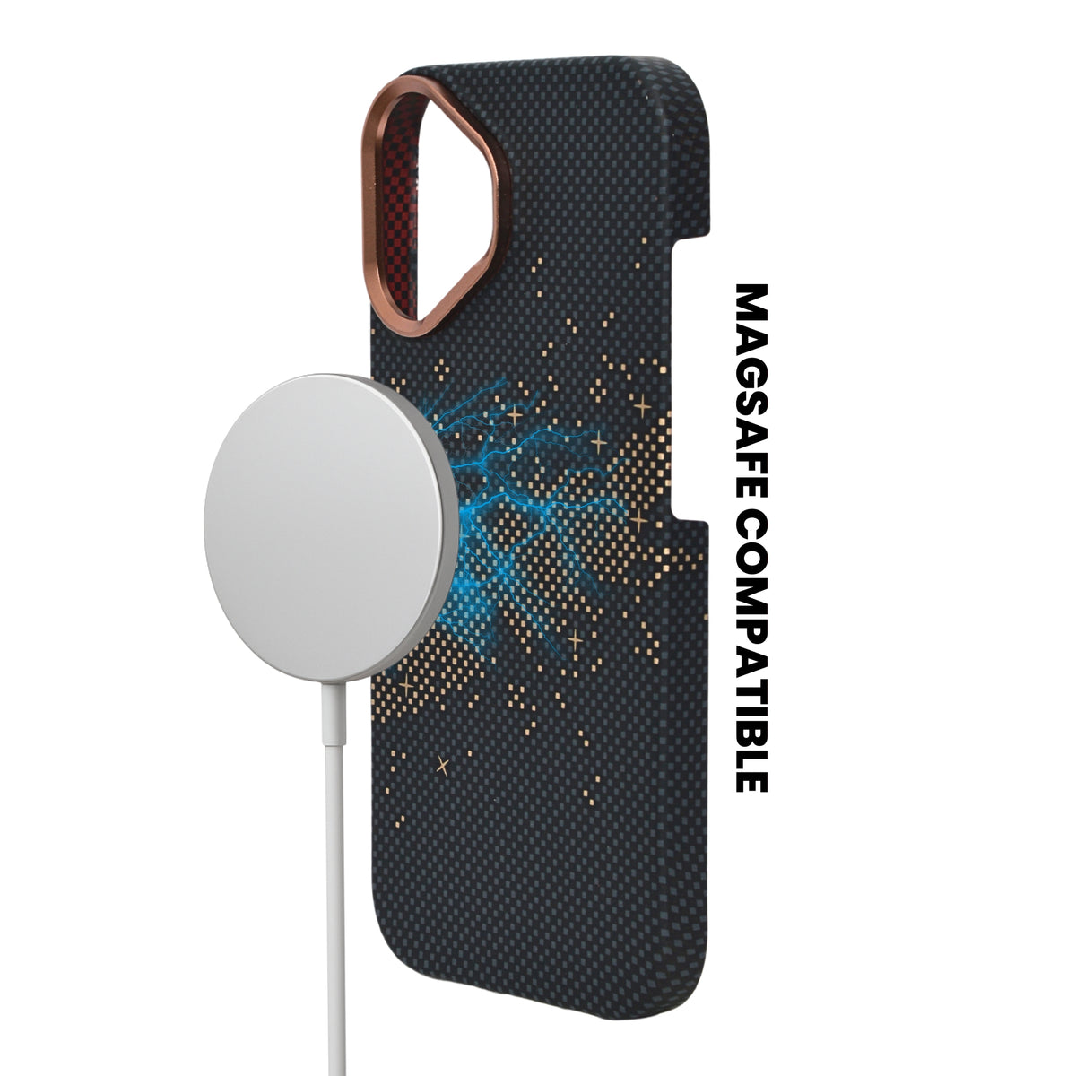 Kevlar Texture Magsafe Armor Phone Case for iPhone 17