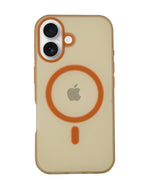 Frosted Translucent MagSafe Silicone Case for iPhone 16 Plus
