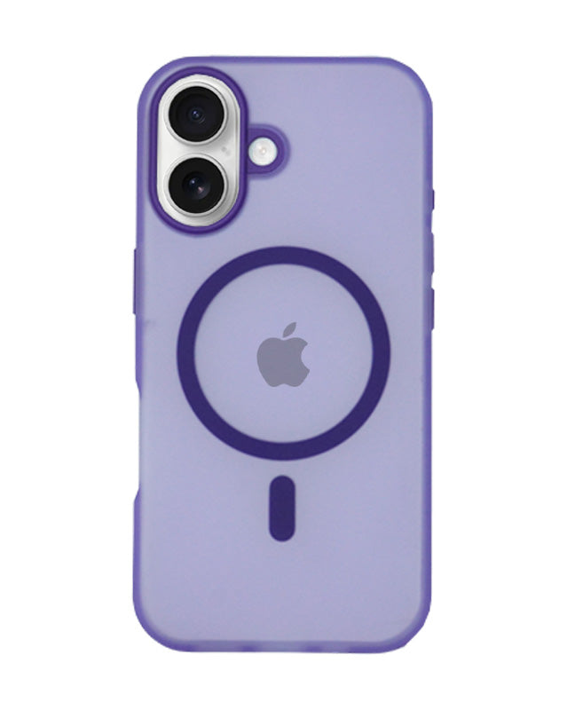 Frosted Translucent MagSafe Silicone Case for iPhone 16 Plus