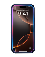 Stylish Durability Acrylic Corrugated Lines Skin Feel Case For iPhone 16 Pro