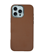 Luxury Leather MagSafe Case with Smooth Texture for iPhone