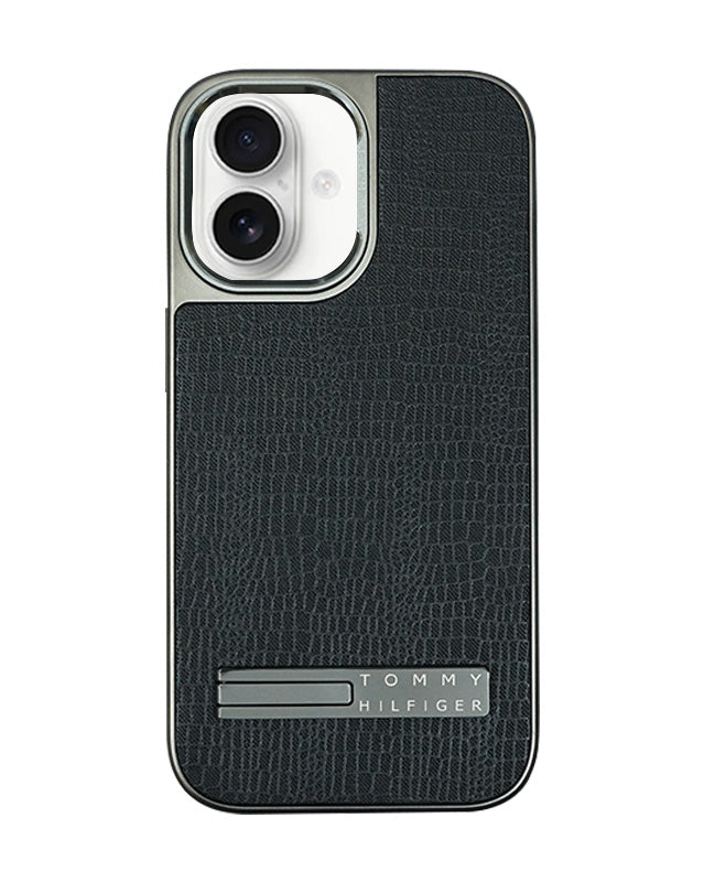Tommy Hilfiger Premium Protection and Timeless Elegance Leather Case for iPhone