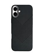 Carbon Fiber Texture Anti-Fall Protective Case for iPhone 16 Plus