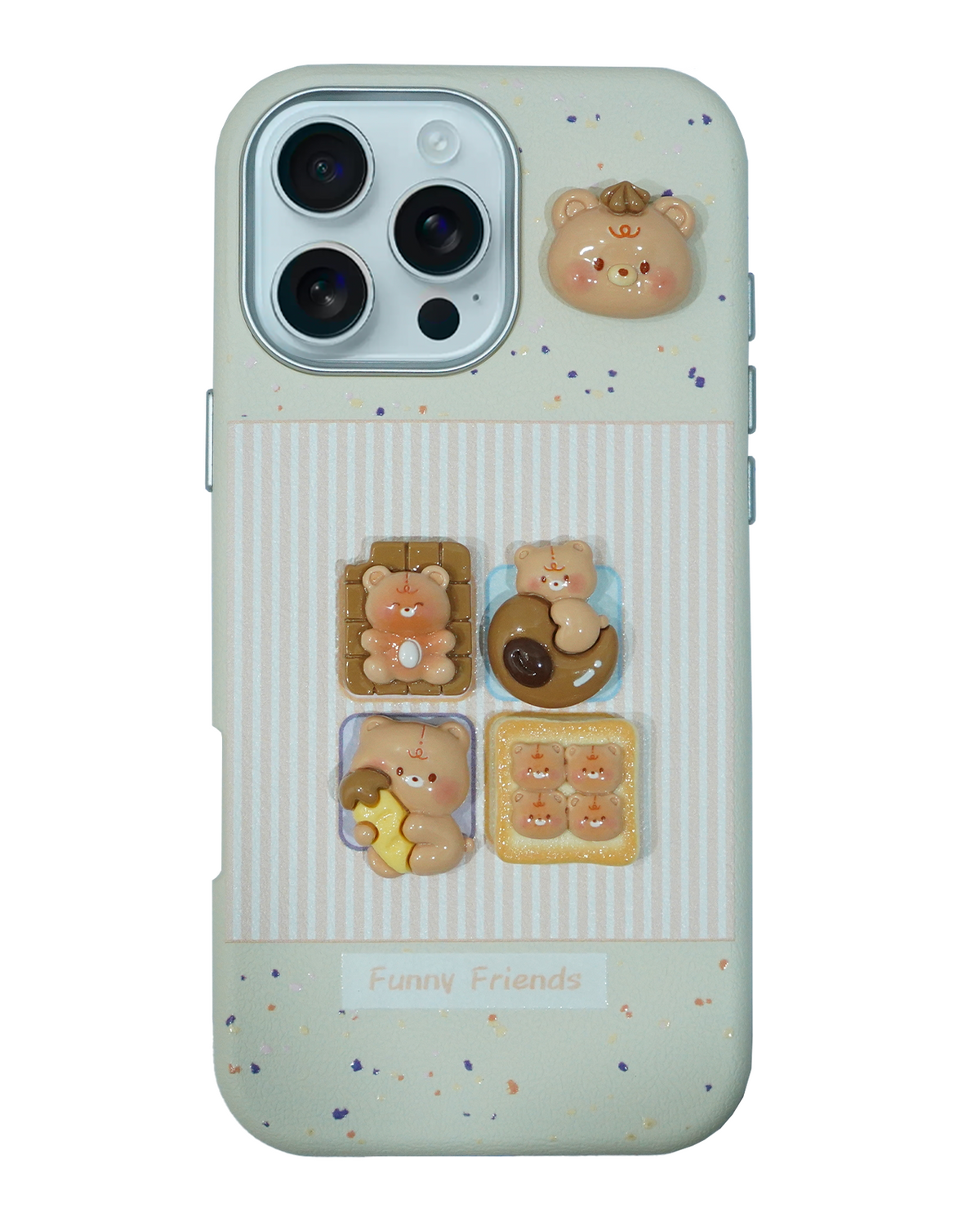 Adorable Stylish Perfect for Girls Fancy Cute Case for iPhone 16 Pro