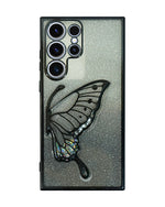 Stylish Luxury Eye Catching Butterfly Glitter Case for Samsung Galaxy S23 Ultra