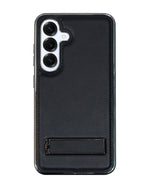 Leather MagSafe Magnetic Kickstand Case for Samsung Galaxy S25 Series